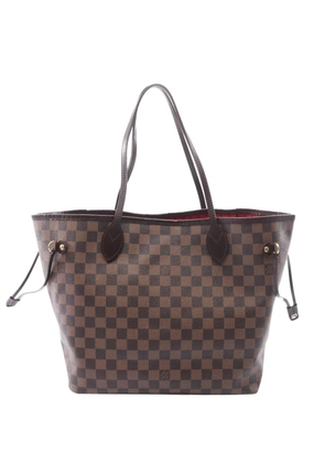 Louis Vuitton Pre-Owned 2008 Damier Ebene Neverfull MM tote bag - Brown