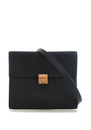Hermès Pre-Owned 2023 Chevre Mysore Clic 16 Wallet On Strap crossbody bag - Black