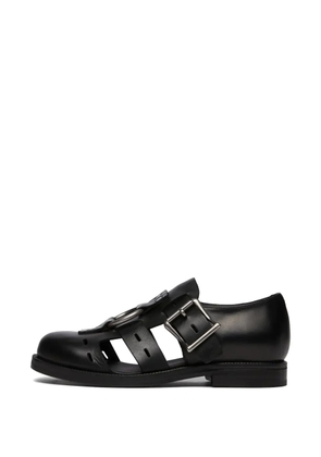 Martine Rose buckle-fastening derby shoes - Black