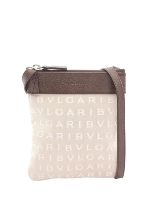 Bvlgari Pre-Owned 2010-2026 Logomania Canvas crossbody bag - Neutrals
