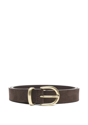 DA.D buckle-fastening leather belt - Brown
