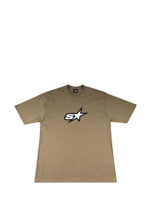 Stüssy Speedway logo-print T-shirt - Neutrals