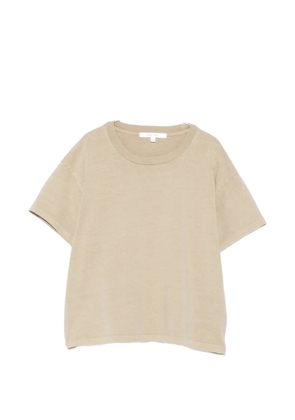 SLVRLAKE Square crew-neck T-shirt - Brown