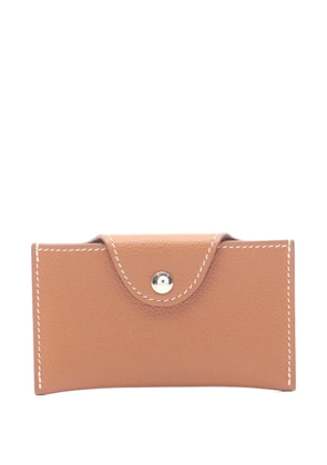 Hermès Pre-Owned 2024 Iliad Evercolor card case - Brown