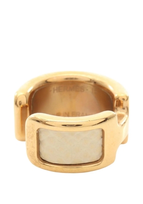 Hermès Pre-Owned 2010s Olymp PM leather ear cuff - Gold