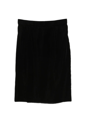Valentino Garavani Pre-Owned 1980s zip-fastening mini skirt - Black