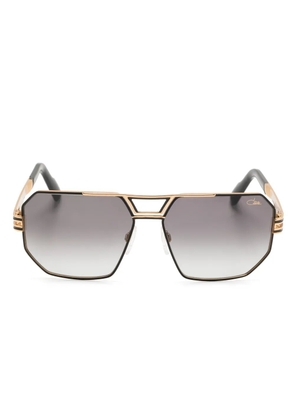 Cazal pilot-frame gradient sunglasses - Gold