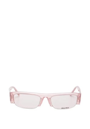 Miu Miu Eyewear rectangle-frame sunglasses - Pink