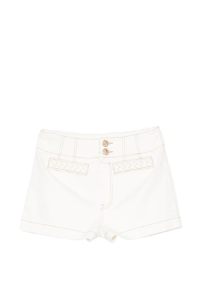 ZIMMERMANN Roselight braided-trim shorts - Neutrals