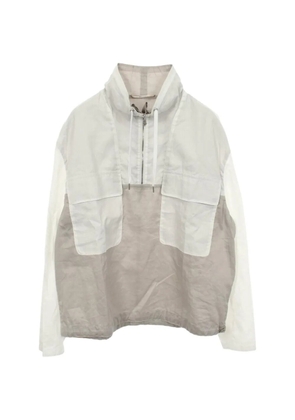Hermès Pre-Owned 2010s half-zip colour-block pullover - White
