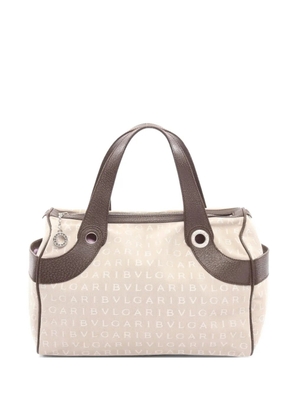 Bvlgari Pre-Owned 2000s Logomania handbag - Neutrals