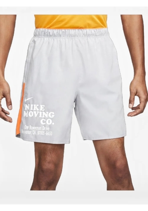 Nike Dri-Fit Challenger elasticated-waistband shorts - Grey