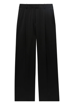 Another Tomorrow RELAXED WIDE LEG PANT - Black