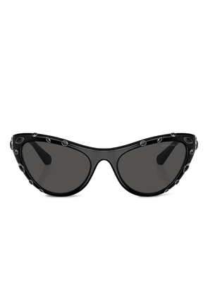 Swarovski Eyewear embellished cat-eye sunglasses - Grey