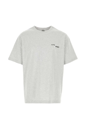 A.P.C. Renoncement logo-print T-shirt - Grey