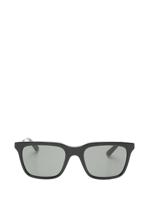 Gucci Eyewear logo-engraved rectangle-frame sunglasses - Black