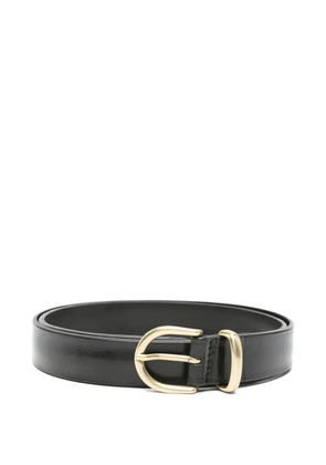 DA.D buckle-fastening leather belt - Black