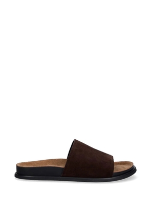 VAGABOND Effie suede-finish flat sandals - Brown