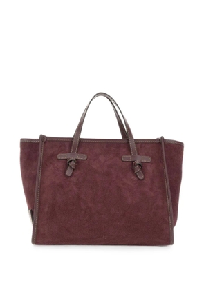 MARCELLA CLUB MissMarcella 32 suede shoulder bag - Red