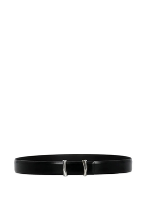 Orciani Iconic Brackets leather belt - Black