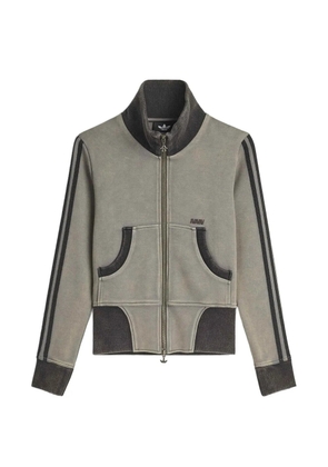 adidas x AVAVAV cropped track jacket - Grey
