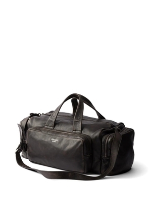 Prada nappa leather duffel bag - Brown