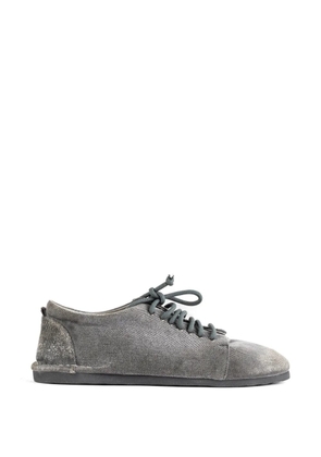 Marsèll faded-effect denim derby shoes - Grey