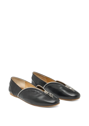 JW Anderson zip-detail ballet flats - Black