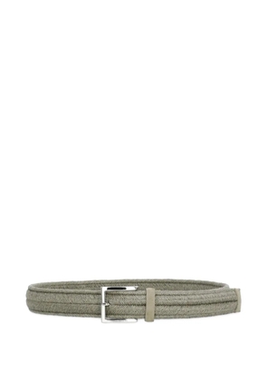 Orciani Rope Elast woven-design belt - Grey