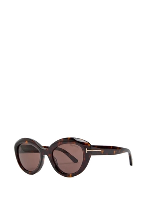TOM FORD Eyewear Stacy-02 round-frame sunglasses - Brown