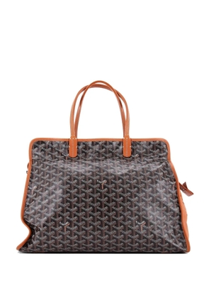 Goyard Pre-Owned Hardy Pet Carrier Coated Canvas PM tote bag - Brown