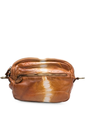 SOMMET Arlo Tie-Dye leather crossbody bag - Brown