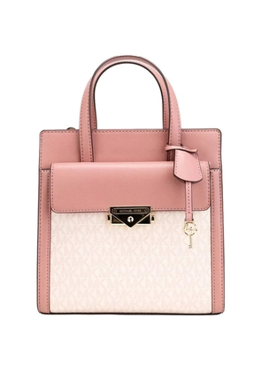 Michael Kors monogram-pattern logo-plaque tote bag - Pink