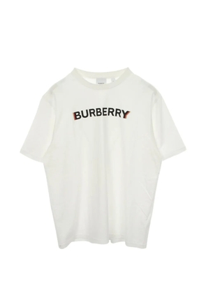 Burberry Pre-Owned 2010s logo-print T-shirt - White