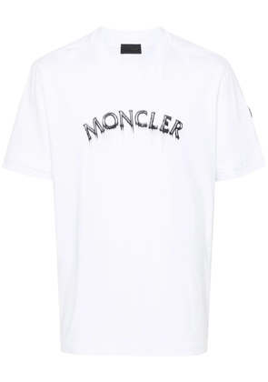 Moncler logo-print cotton T-shirt - White