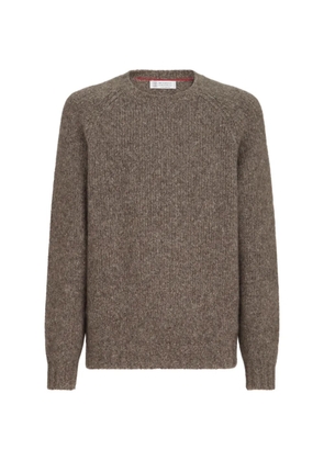 Brunello Cucinelli cashmere and silk sweater - Brown