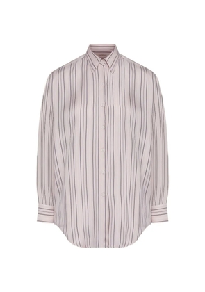 Umit Benan Marghe vertical-stripe shirt - Pink