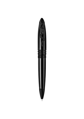 Roberto Cavalli snake-motif logo-engraved pen - Black