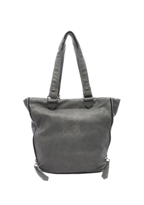 Loewe Pre-Owned 2000s Anagram-detail tote bag - Grey