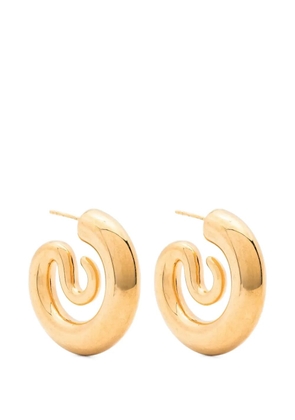Panconesi Serpent hoop earrings - Gold
