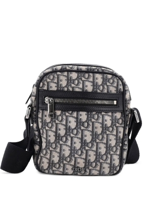 Christian Dior Pre-Owned Messenger Pouch Oblique Canvas crossbody bag - Blue