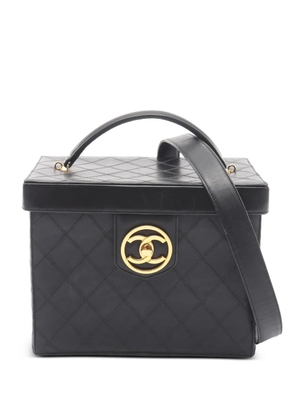 CHANEL Pre-Owned 1991-1994 CC Vanity Case - Black