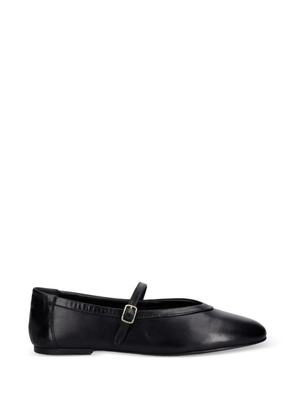 Gant buckle-fastening leather ballet flats - Black