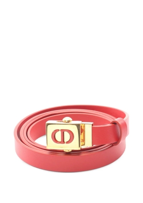 Christian Dior Pre-Owned 2010s CD logo belt - Red