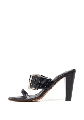 Tod's Vintage buckle-detail open-toe sandals - Black