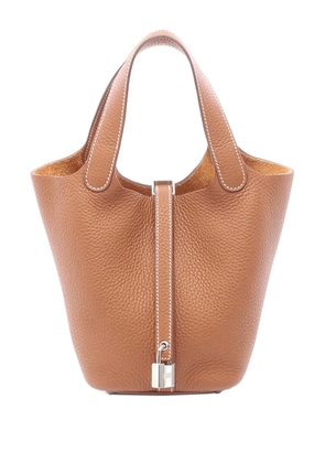 Hermès Pre-Owned 2023 Clemence Picotin Lock 18 handbag - Brown