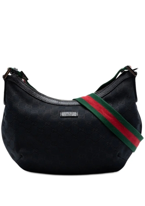 Gucci Pre-Owned 2016-2026 GG Canvas Web crossbody bag - Black