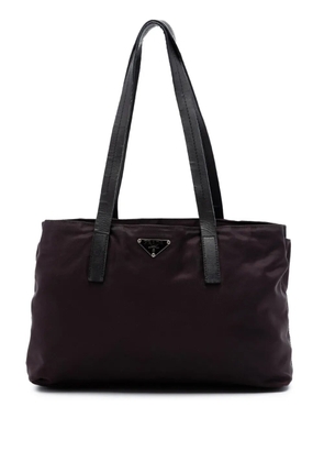 Prada Pre-Owned 2000-2013 Tessuto tote bag - Purple
