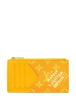 Louis Vuitton Pre-Owned 2021-2026 Monogram Heritage Coin card holder - Yellow