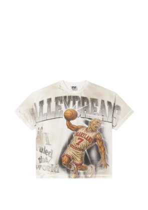 Vale Maryland distressed-effect T-shirt - Neutrals